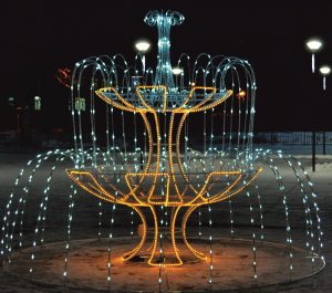 Арт-объекты из света — идеи для оформления городских пространств и парков